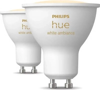 Philips Hue White Ambiance GU10 Doppelpack 2x350lm Philips Hue White Ambiance GU10 Doppelpack 2x350lm