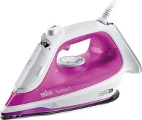 Braun TexStyle 5 Dampfb&uuml;geleisen SI 5225 PU 2500 W Wei&szlig;/Pink