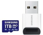 Samsung MB-MD1T0SB/WW Pro Plus 1TB microSD-Karte + USB-Leseger&auml;t