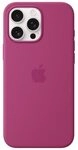 Apple Original iPhone 16 Pro Max Silikon Case mit MagSafe - Fuchsia