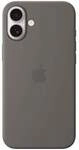Apple Original iPhone 16 Plus Silikon Case mit MagSafe - Steingrau