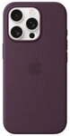 Apple Original iPhone 16 Pro Silikon Case mit MagSafe - Pflaume
