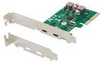 Conceptronic EMRICK08G 2-Port USB 3.2 Gen 2 Typ-C PCI-Express-Karte