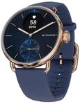 Withings ScanWatch 2 38mm Rose Gold Blue EKG, Blutsauerstoffgehalt,