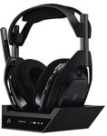 LogitechG ASTRO A50 (Gen 5) Schwarz - Kabelloses LIGHTSPEED Gaming-Headset und