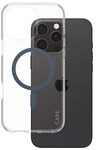 CARE by PanzerGlass&reg; Flagship Case Transparent Urban Combat m. Blau MagSafe...