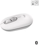 Logitech POP Icon Mouse mit personalisierbarem Emoji, Wei&szlig;, SilentTouch-Technologie,