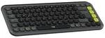 Logitech POP Icon Keys Grafit - Kabellose Multi-Device-Tastatur, Anpassbare Tasten