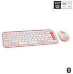 Logitech POP Icon Combo Ros&eacute; - Bluetooth&reg;-Tastatur-Maus-Set, Multi-Device, 15