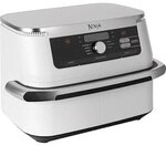 Ninja Foodi FlexDrawer AF500EUWH Hei&szlig;luftfritteuse 10,4 L wei&szlig;