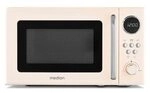 Medion MD15000 Retro Mikrowelle Solo beige 800W 20L