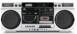 Medion LIFE&reg; P66538 Retro-Boombox silber
