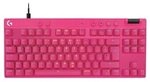 Logitech PRO X TKL RAPID Pink/Magenta, Kabelgebundene Gaming-Tastatur, Magnetische