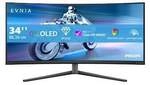 Philips Evnia 34M2C6500 34 Zoll UWQHD Curved QD-OLED 21:9 175 Hz Gaming Monitor