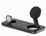 Satechi Magnetic 2-in-1 Wireless Charging Stand Space Gray
