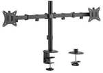 EQUIP 650157 17"-32" Gelenk-Dual-Monitor-Tischhalterung