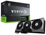 MSI GeForce RTX 5090 32G VENTUS 3X OC 32GB GDDR7 Grafikkarte, 1x HDMI, 3x DP