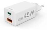 Hama 00201993 Schnellladeger&auml;t, 1x USB-C PD, 1x USB-A QC, Mini-Ladeger&auml;t, 45 W,