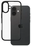 CARE by PanzerGlass&reg; Flagship Case Transparent Urban Combat m. Schwarz Rahmen iPhone