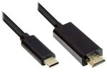 Good Connections Adapterkabel USB-C zu HDMI 2.0 4K2K/ UHD 3,0m schwarz