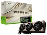 MSI GeForce RTX 5070 Ti 16G Inspire 3X OC 16GB GDDR7 Grafikkarte, 1x HDMI, 3x DP