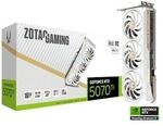 ZOTAC GAMING GeForce RTX 5070 Ti SOLID CORE OC White 16GB GDDR7 Grafikkarte 3x DP, 1x