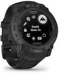Garmin Instinct&reg; 3 Solar Tactical Edition 45mm Schwarz mit Silikon-Wechselarmband 22