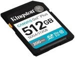 Kingston Canvas Go! Plus Gen4 512GB SDXC Speicherkarte (200 MB/s, C10 UHS-I U3 V30)