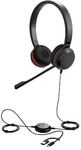 Jabra Evolve 30 II Stereo Headset Schwarz - USB-C/A, MS Teams-Version, Mikrofon mit