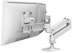 Ergotron 45-684-290 LX PRO Dual Direct Monitor Arm Tischhalterung wei&szlig;