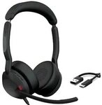 Jabra Evolve2 50 MS Stereo kabelgebunden Headset schwarz USB-A/C