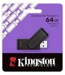 Kingston 64 GB DataTraveler Exodia 3.2 Gen1 USB-Stick Schwarz