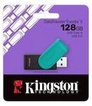 Kingston 128 GB DataTraveler Exodia 3.2 Gen1 USB-Stick Schwarz/T&uuml;rkis
