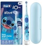Oral-B iO Kids 6+ Stitch Elektrische Zahnb&uuml;rste inkl. 1 Aufsteckb&uuml;rste, 1