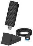 NETGEAR Nighthawk WiFi 7 USB 3.0-Adapter (A9000) BE6500 Tri-Band kabellose