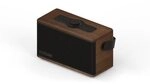 Pure Classic Aura tragbarer Bluetooth-Lautsprecher; Hintergrundlicht; braun/walnuss