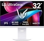 LG UltraGear 32G810SA-W 31.5 Zoll 4K (UHD) IPS LED 16:9 144 Hz Gaming Monitor