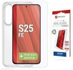 DISPLEX Real Glass + Case f&uuml;r Samsung Galaxy S25 FE
