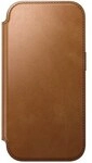 Nomad Modern Leather Folio iPhone 17 Pro English Tan