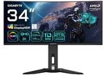GIGABYTE MO34WQC 34 Zoll UWQHD DualMode Curved QD-OLED 21:9 175 Hz Gaming Monitor