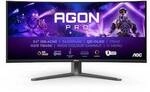 AOC AGON Pro AG346UCD 34 Zoll UWQHD Curved QD-OLED 21:9 175 Hz Gaming Monitor DP/HDMI