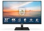 Philips 32E1N1800LA 31.5 Zoll 4K (UHD) VA LED 16:9 60 Hz Office Monitor