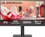 LG 27BA45QB-B 27 Zoll WQHD IPS LED 16:9 100 Hz Office Monitor