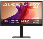 LG UltraFine 27BA45U-B 27 Zoll 4K (UHD) IPS 16:9 60 Hz Office Monitor DP/HDMI