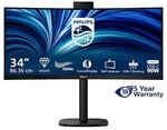 Philips 34B2U3600CH 34 Zoll UWQHD Curved VA LED 21:9 120 Hz Office Monitor