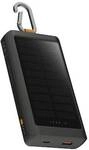 Xtorm Go2 Series Solar Powerbank 10.000mAh 15W 1x USB-C / 1x USB-A charcoal schwarz