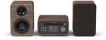 Pure Classic Stereo Mini Stereoanlage DAB+/FM, Bluetooth, CD, USB braun/Walnuss