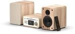 Pure Classic Stereo Mini Stereoanlage DAB+/FM, Bluetooth, CD, USB wei&szlig;/Eiche