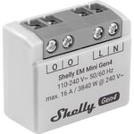 Shelly EM Mini Gen4 Unterputz Leistungsmesser max 8A 1 Kanal WLAN Matter Zigbee
