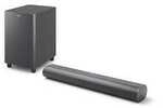 Philips Soundbar 2.1 TAB6100/10 mit kabellosem Subwoofer Mattgrau